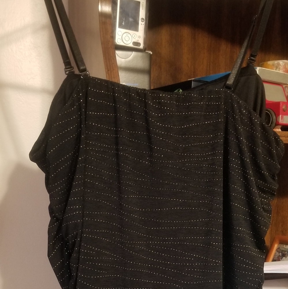 Strapless party top, lane Bryant